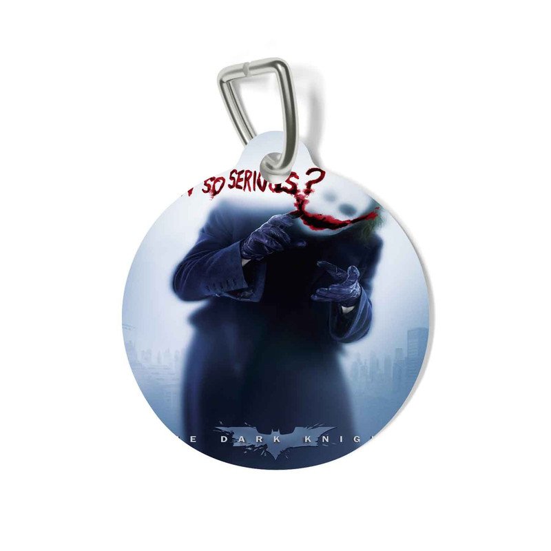 Zavstyle The Dark Knight Batman Why So Serious Pet Tag