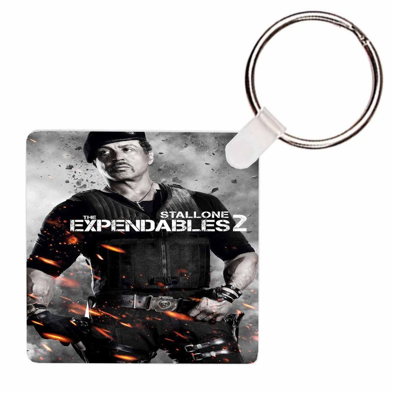 Zavstyle The Expendables 2 Sylvester Stallone Keychain