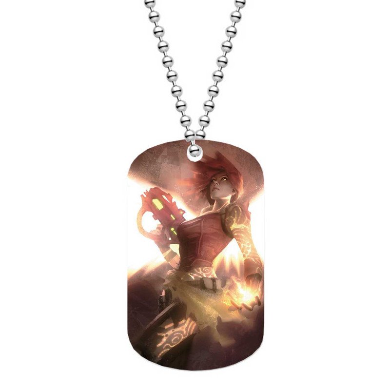 Zavstyle The Firehawk Borderlands Dog Tag Military Stainless Steel