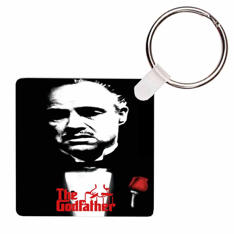 Zavstyle The Godfather Red Rose Keychain