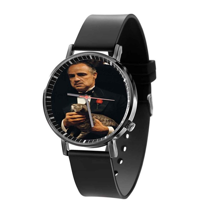 Zavstyle The Godfather WIth Cat Quartz Watch