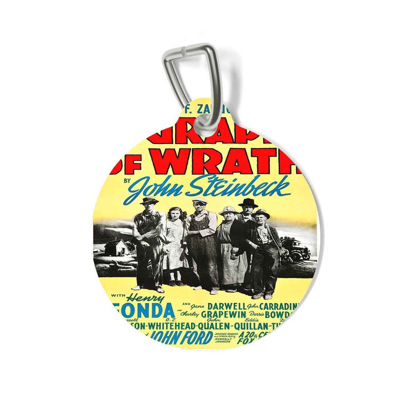 Zavstyle The Grapes of Wrath Pet Tag