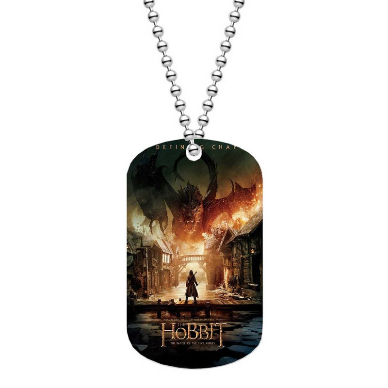 Zavstyle The Hobbit Dog Tag Military Stainless Steel