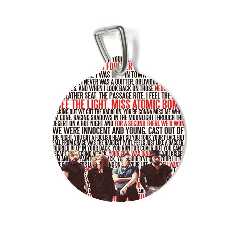 Zavstyle The Killers Print Pet Tag