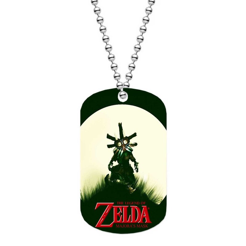 Zavstyle The Legend Of Zelda Majora s Mask Print Dog Tag Military Stainless Steel