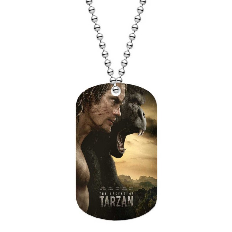 Zavstyle The Legend of Tarzan 2016 Dog Tag Military Stainless Steel