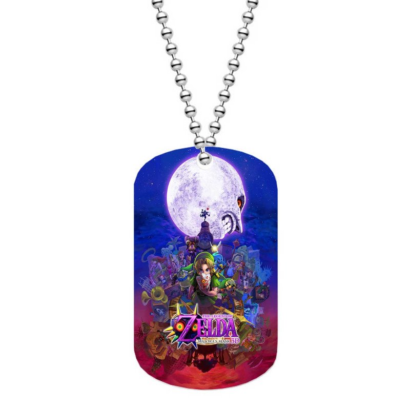 Zavstyle The Legend of Zelda Majora s Mask 3 DDog Tag Military Stainless Steel