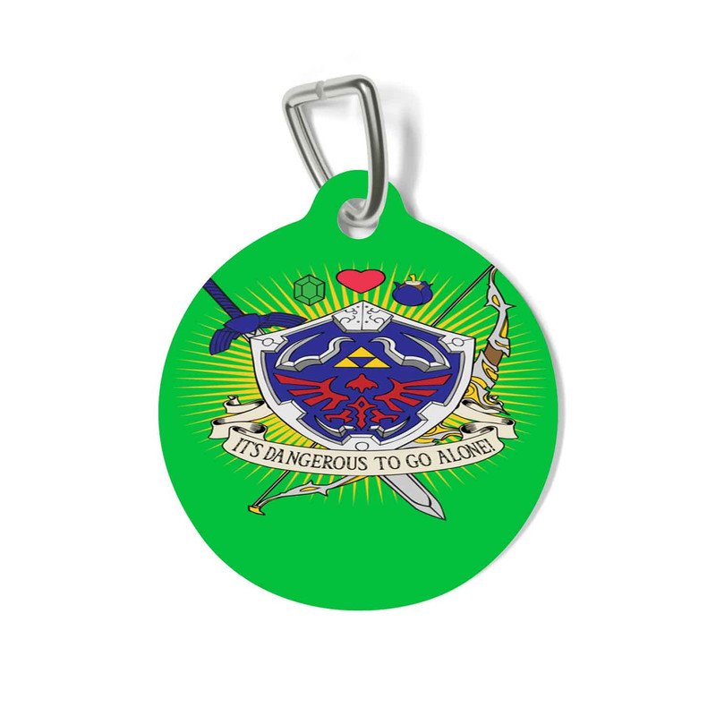 Zavstyle The Legend of Zelda Triforce Pet Tag
