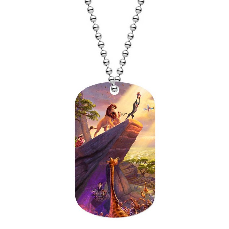 Zavstyle The Lion King 1994 Disney Dog Tag Military Stainless Steel