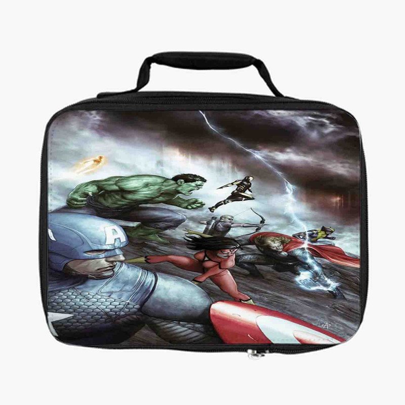 Zavstyle The Marvel Comics The Avengers Superhero Lunch Bag