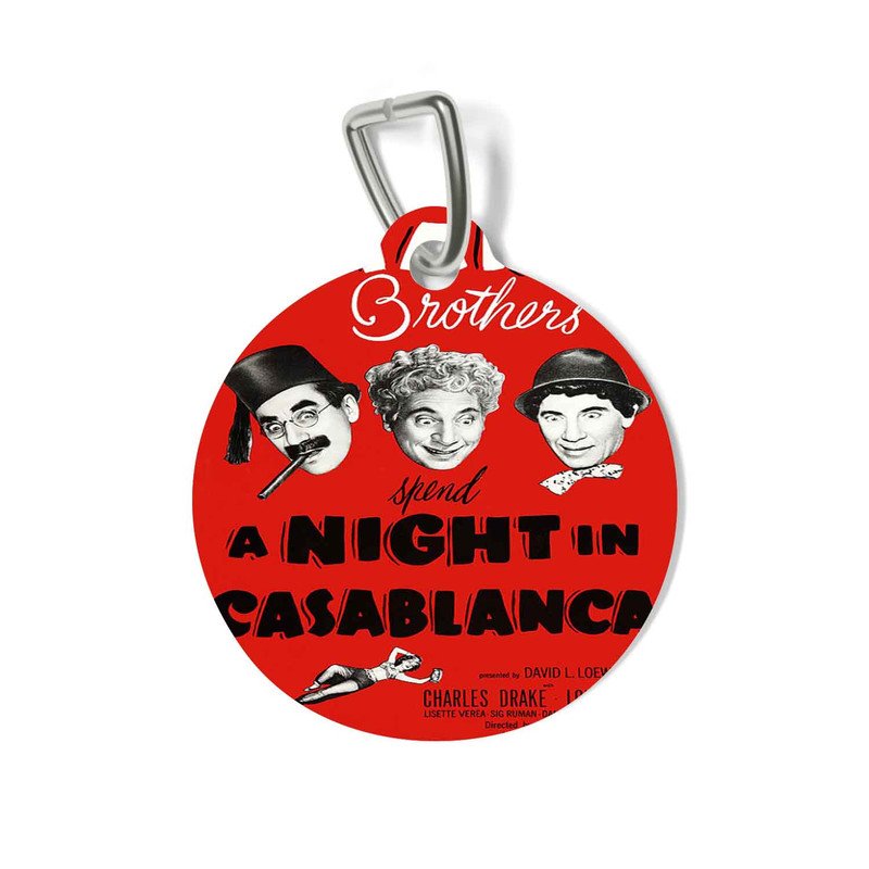 Zavstyle The Marx Brother A Night In Casablanca Pet Tag