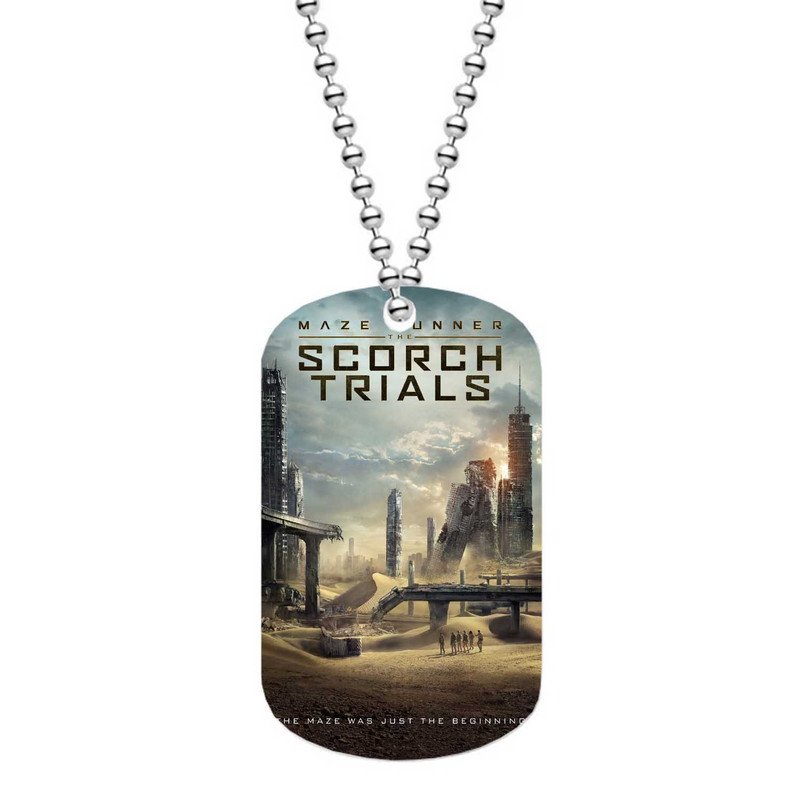 Zavstyle The Maze Runner 2 The Scorch Trials Dog Tag Military Stainless Steel