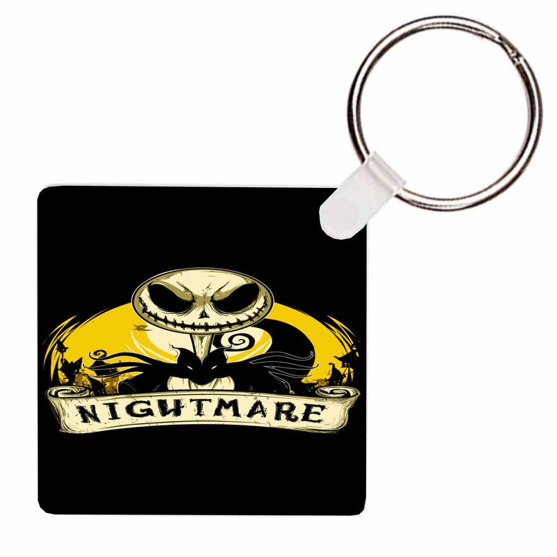 Zavstyle The Nightmare Before Christmas Jack Print Keychain