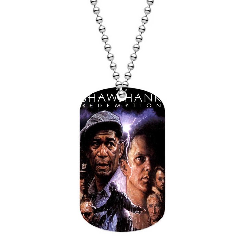 Zavstyle The Shawshank Redemption Characters Dog Tag Military Stainless Steel
