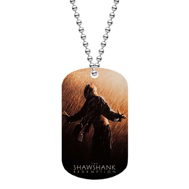 Zavstyle The Shawshank Redemption Rain Dog Tag Military Stainless Steel