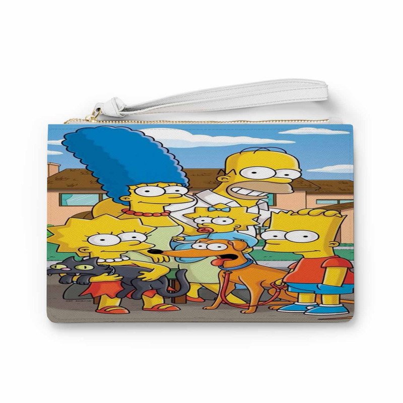 Zavstyle The Simpsons Clutch Bag