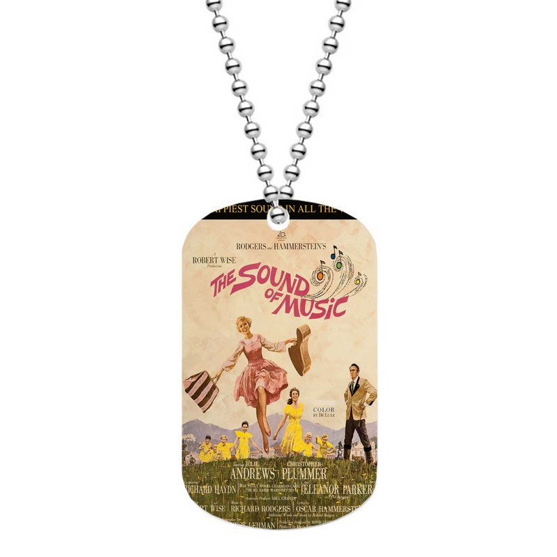 Zavstyle The Sound of Music Dog Tag Military Stainless Steel