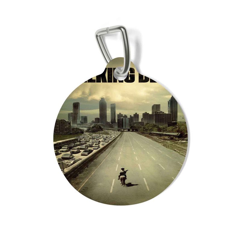 Zavstyle The Walking Dead Horse Pet Tag