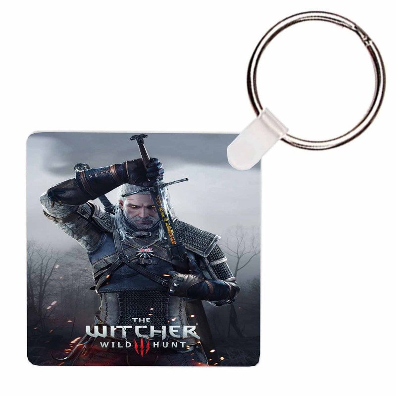 Zavstyle The Witcher 3 Wild Hunt Geralt Keychain