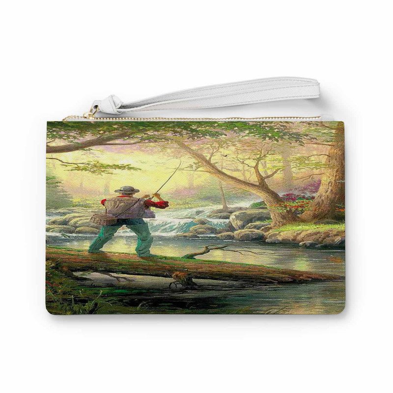 Zavstyle Thomas Kinkade It doesn t get much better Clutch Bag