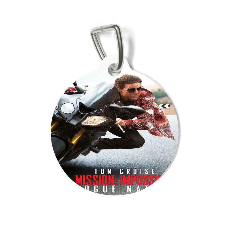 Zavstyle Tom Cruise Mission Impossible Rogue Nation Pet Tag