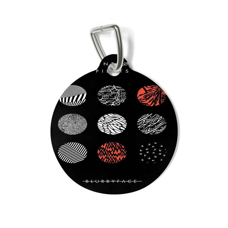 Zavstyle Twenty One Pilots Blurryface Pet Tag