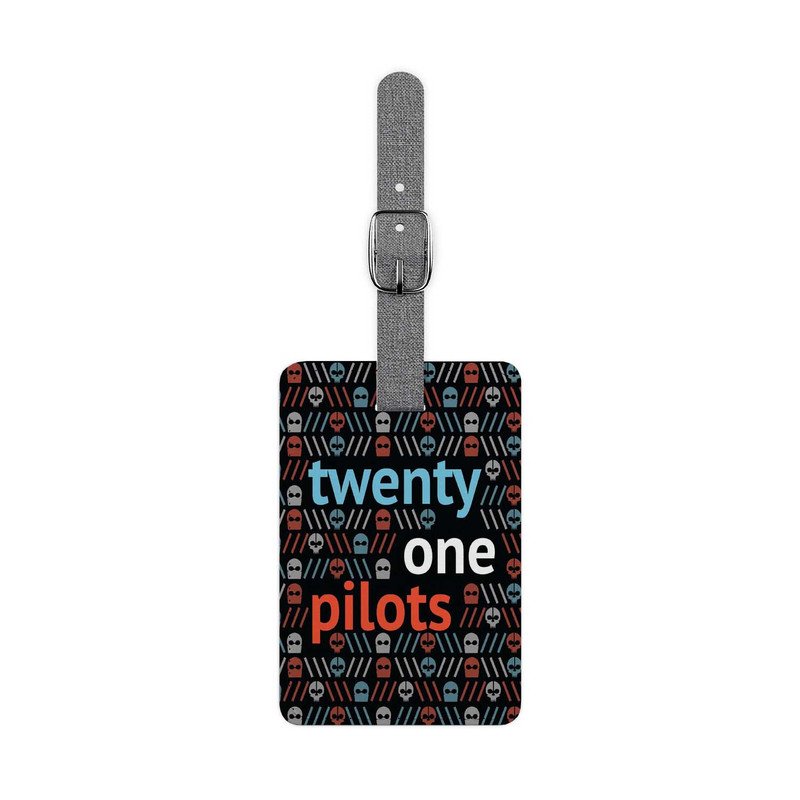 Zavstyle Twenty One Pilots Masks Skul Luggage Tag