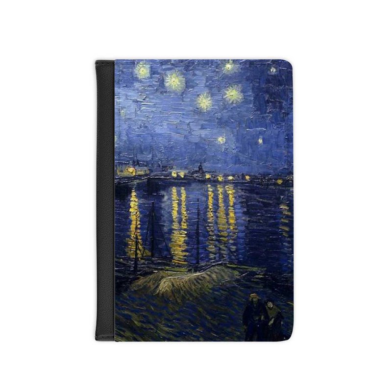 Zavstyle Vincent van Gogh Starry Night over the Rhone Passport Cover