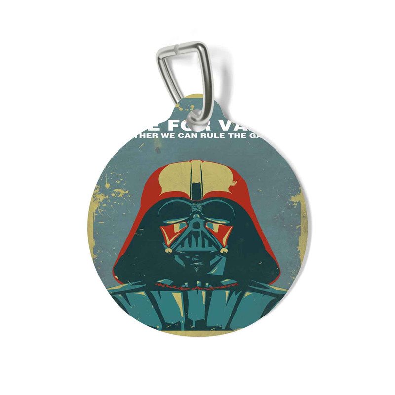 Zavstyle Vote for Vader Darth Vader Pet Tag