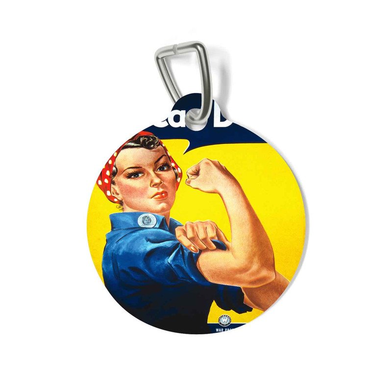 Zavstyle We Can Do It Pet Tag