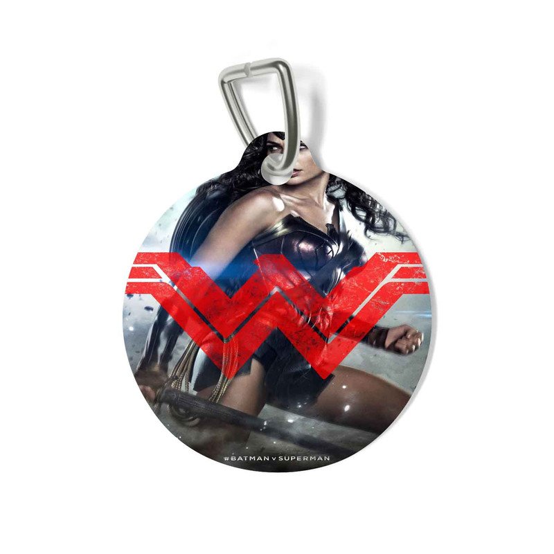 Zavstyle Wonder Woman Batman vs Superman Pet Tag