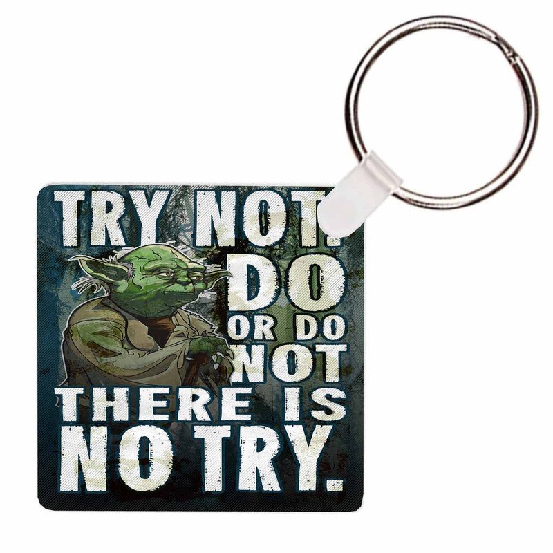 Zavstyle Yoda Do or Do Not Keychain