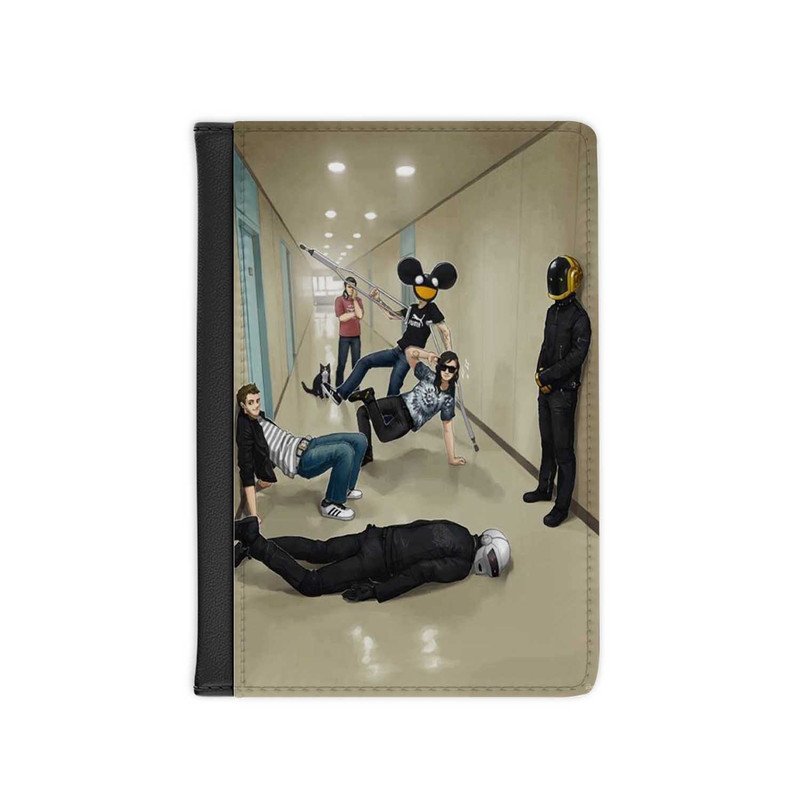 Zavstyle Zedd Skrillex Deadmau5 and Daft Punk Passport Cover
