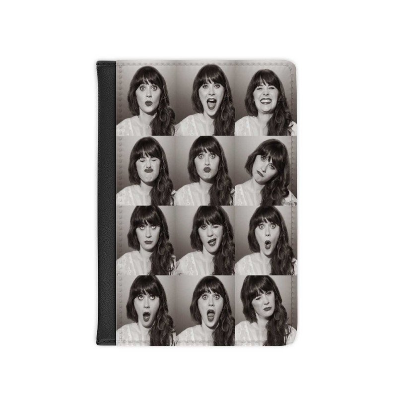 Zavstyle Zooey Deschannel Passport Cover