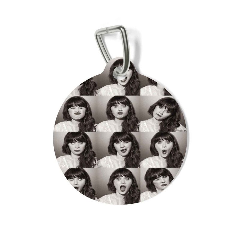 Zavstyle Zooey Deschannel Pet Tag