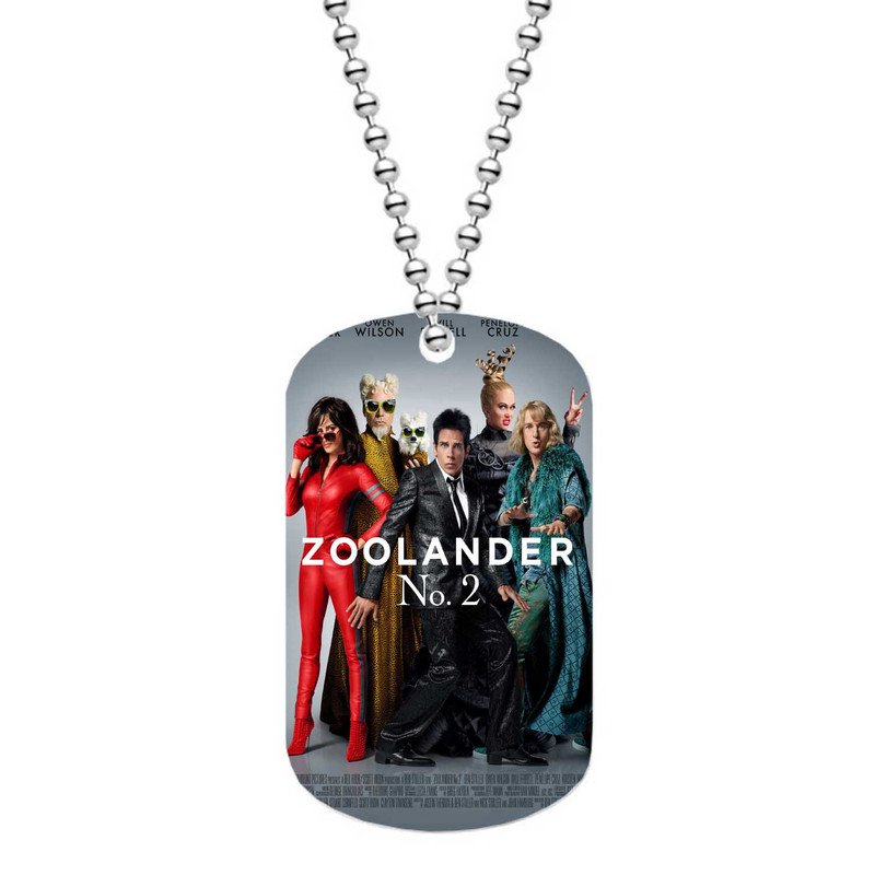 Zavstyle Zoolander 2 Dog Tag Military Stainless Steel