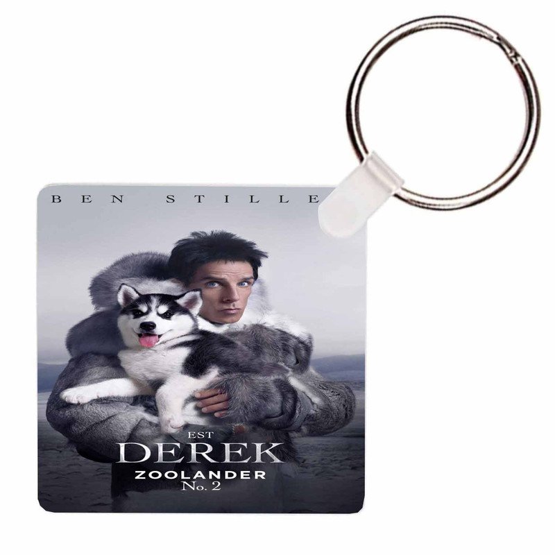 Zavstyle Zoolander 2 is Derek Keychain