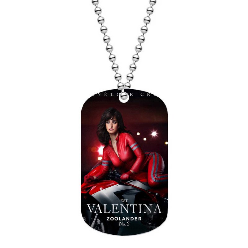 Zavstyle Zoolander 2 is Valentina Dog Tag Military Stainless Steel