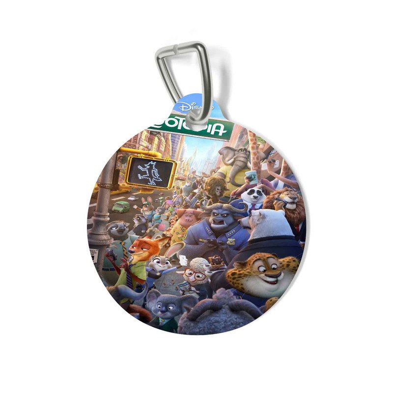 Zavstyle Zootopia Print Pet Tag