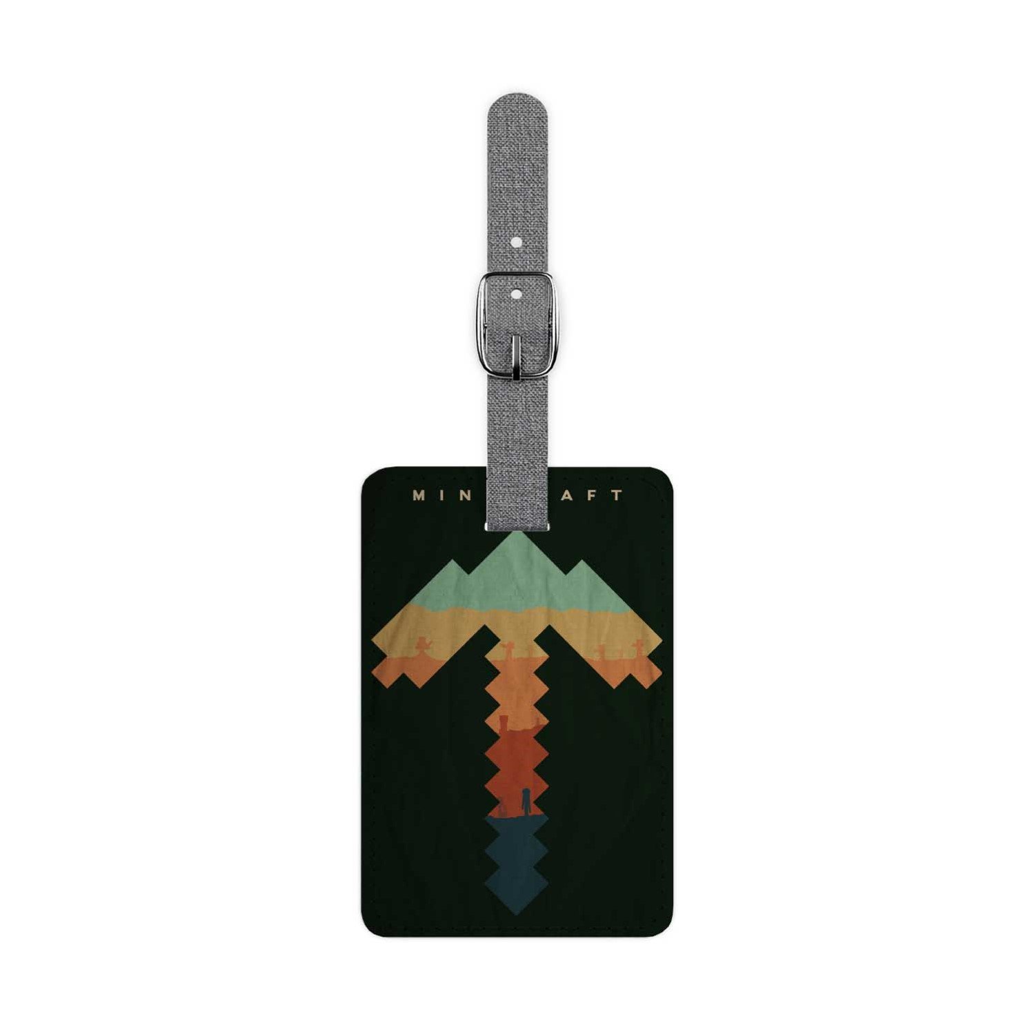 Zavstyle 42Minecraft Luggage Tag Polyester Saffiano