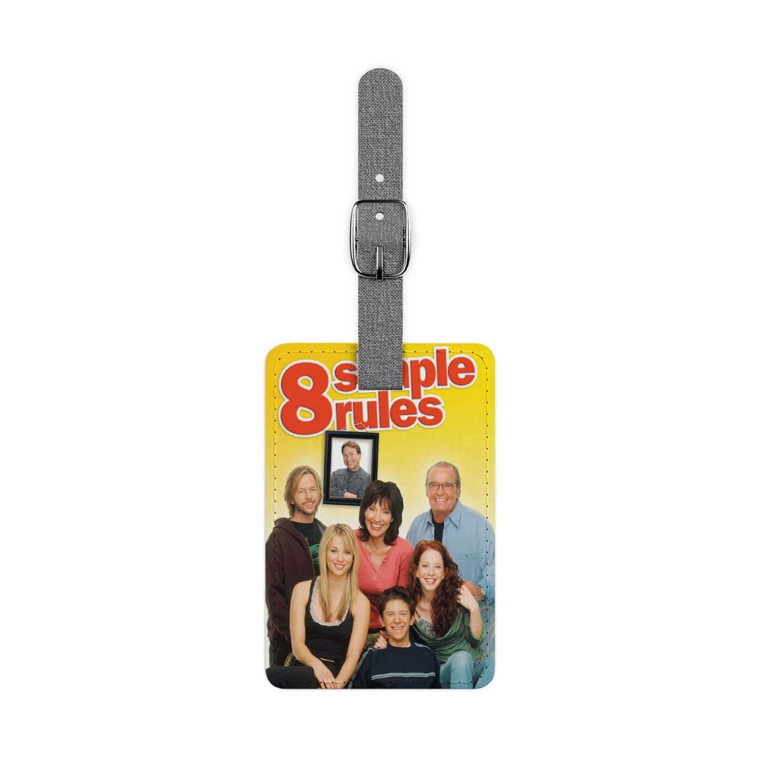Zavstyle 8 Simple Rules Luggage Tag Polyester Saffiano