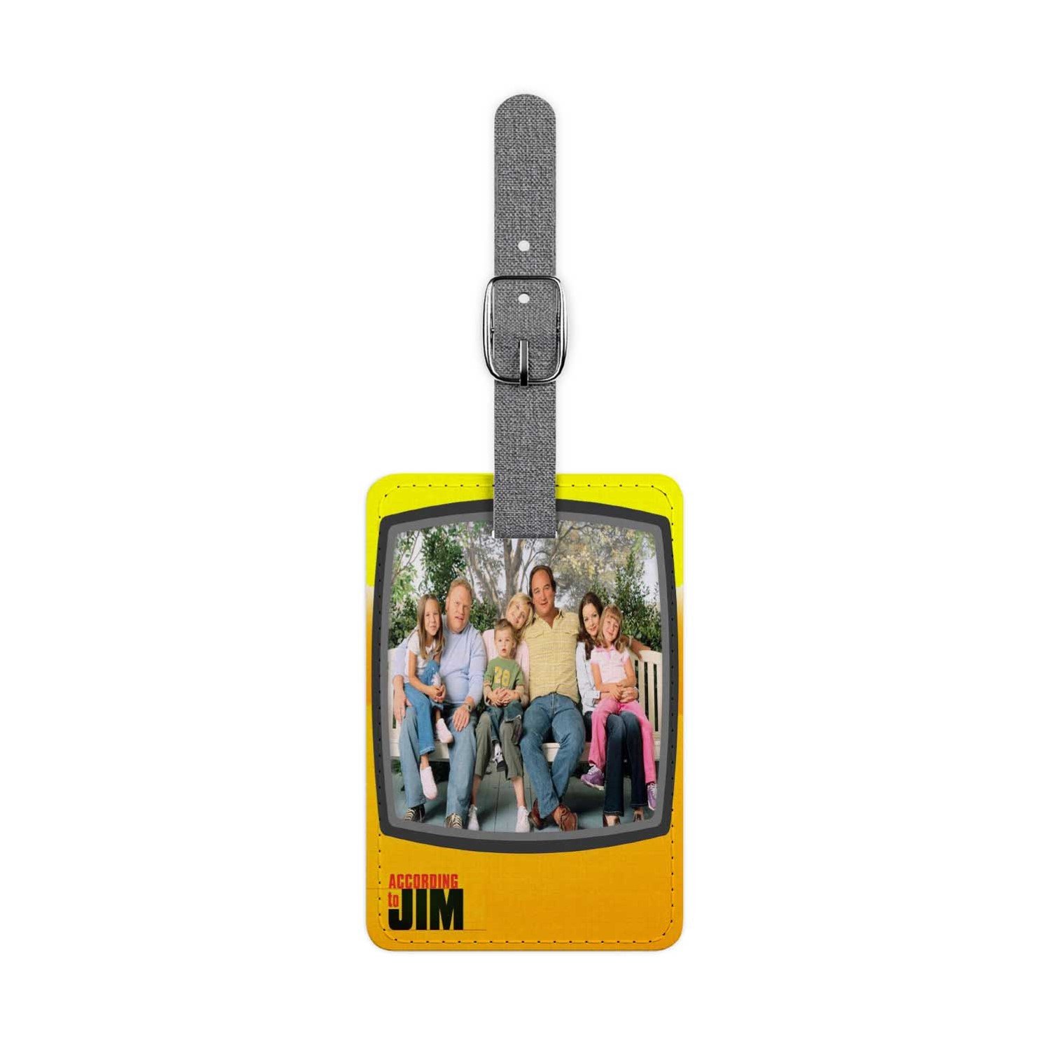 Zavstyle According to Jim Luggage Tag Polyester Saffiano