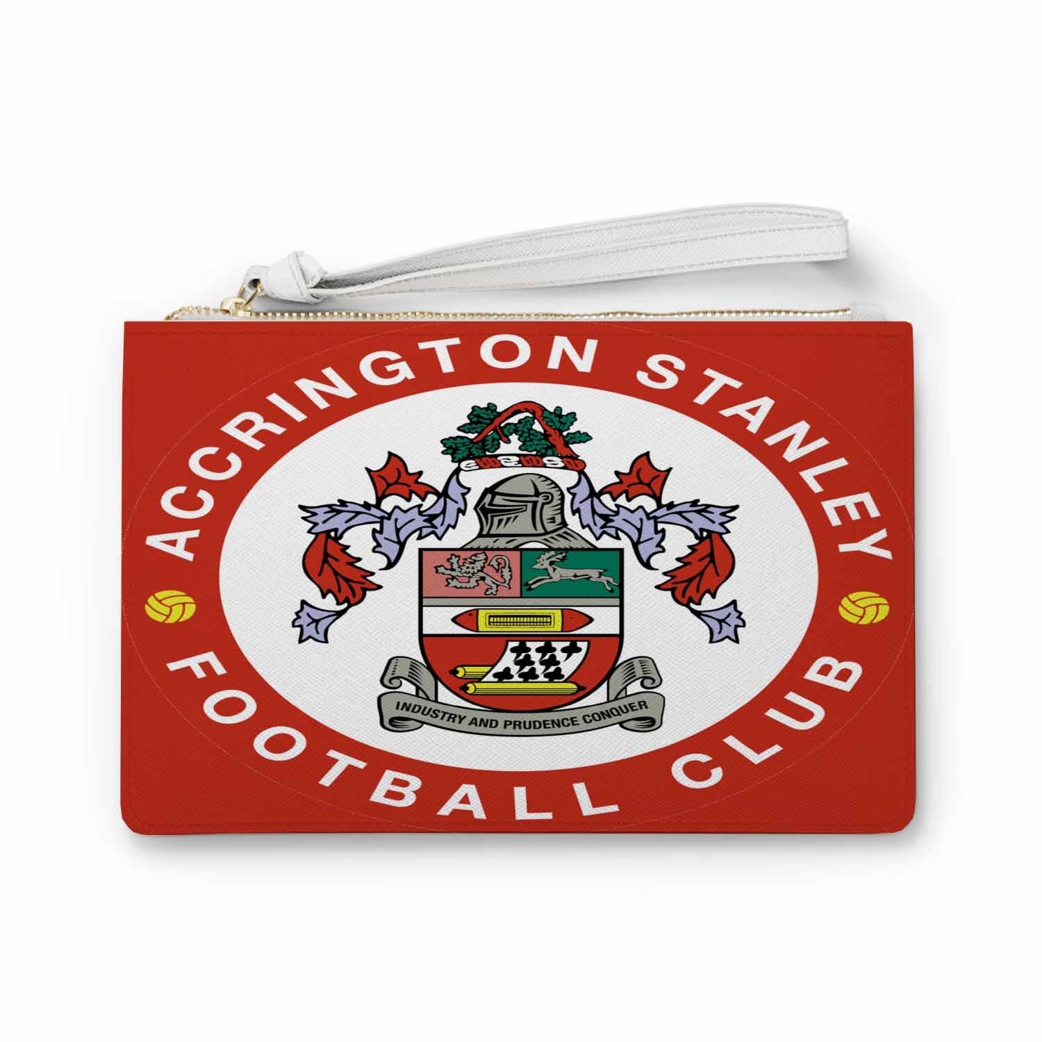 Zavstyle Accrington Stanley FC Clutch Bag PU Faux Leather