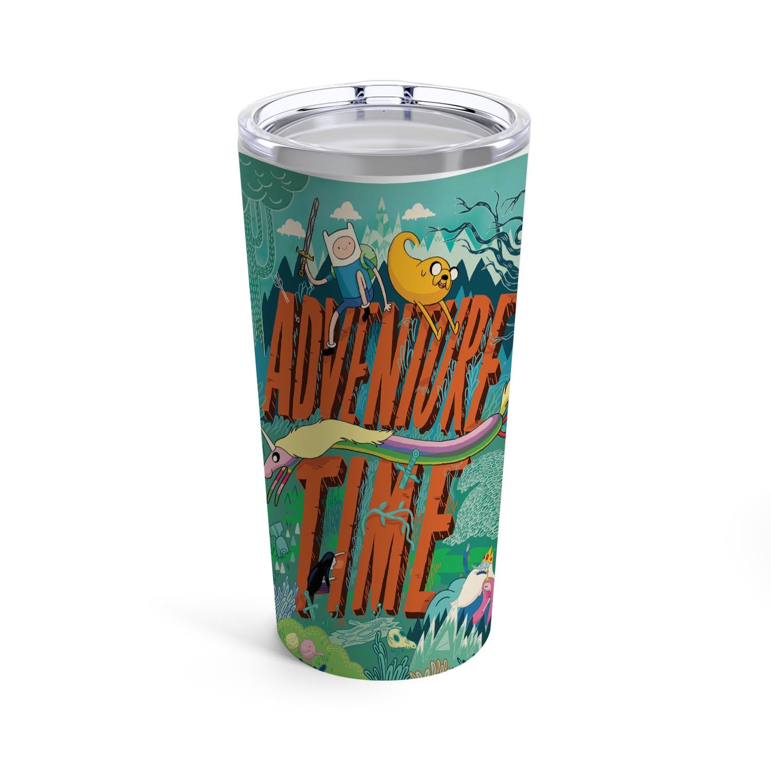 Zavstyle Adventure Time Print Tumbler Stainless Steel 20oz