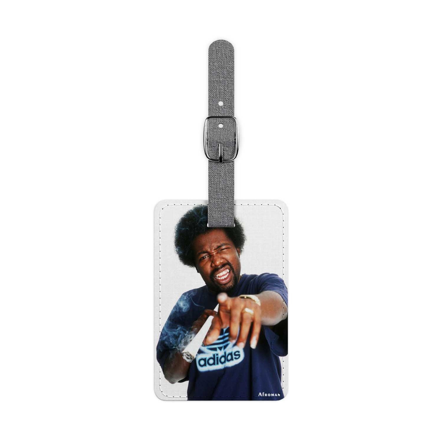 Zavstyle Afroman Luggage Tag Polyester Saffiano