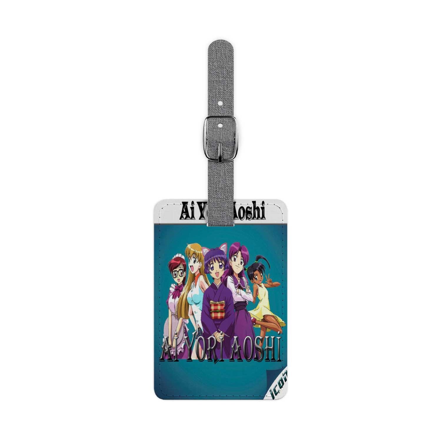 Zavstyle Ai Yori Aoshi Anime Luggage Tag Polyester Saffiano