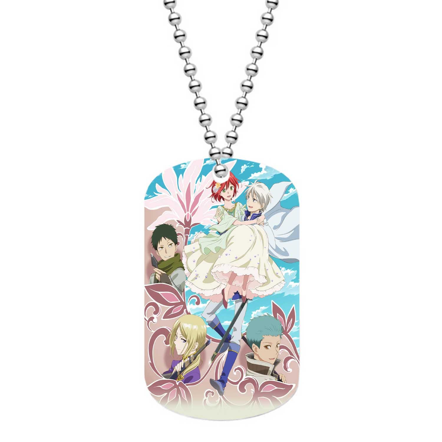 Zavstyle Akagami no Shirayuki hime Dog Tag Military Stainless Steel