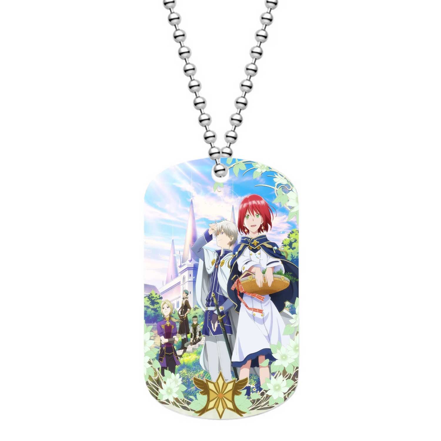 Zavstyle Akagami no Shirayukihime Dog Tag Military Stainless Steel