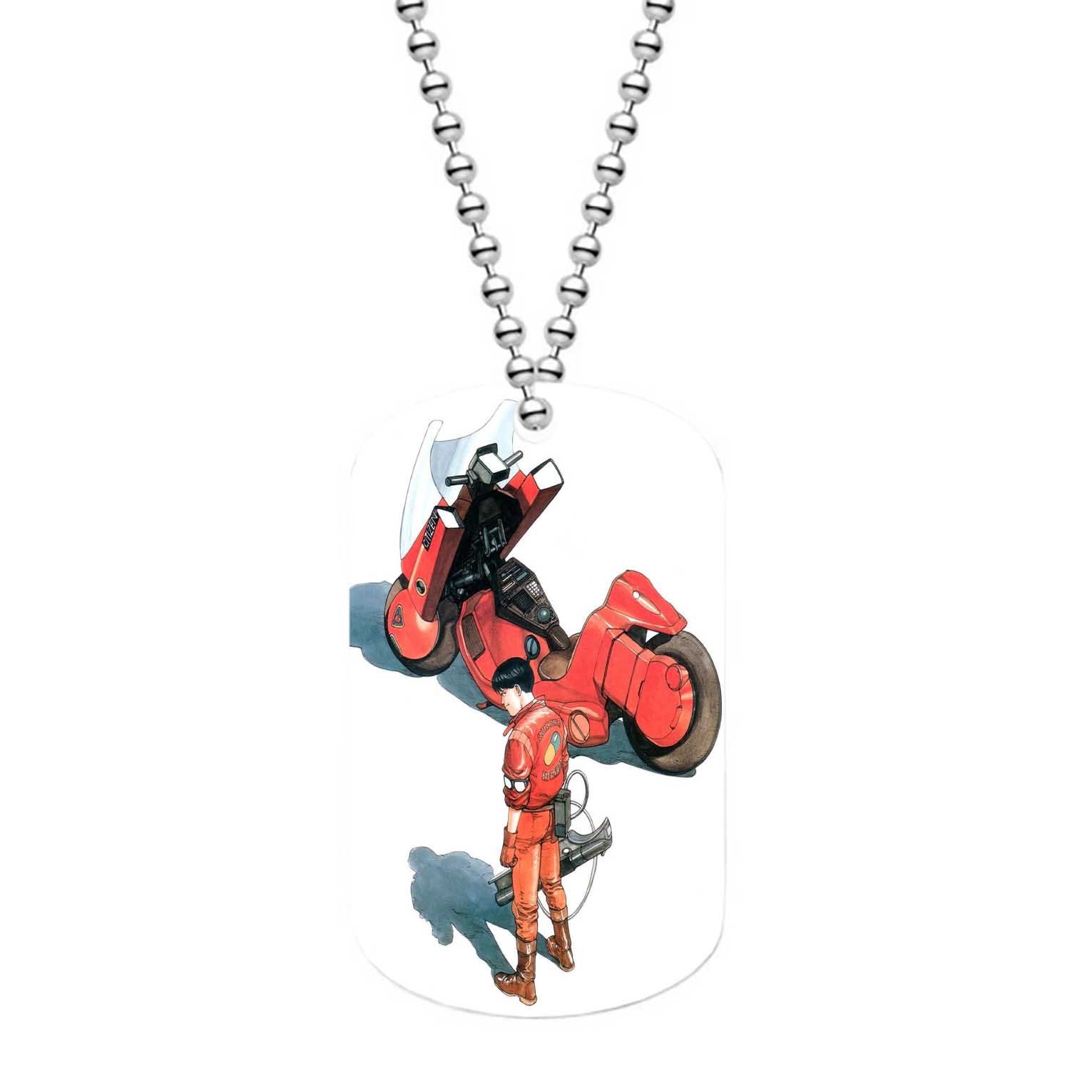 Zavstyle Akira Dog Tag Military Stainless Steel