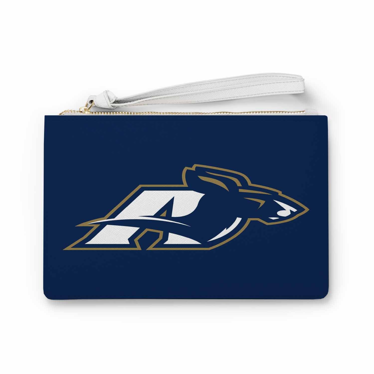 Zavstyle Akron Zips Clutch Bag PU Faux Leather
